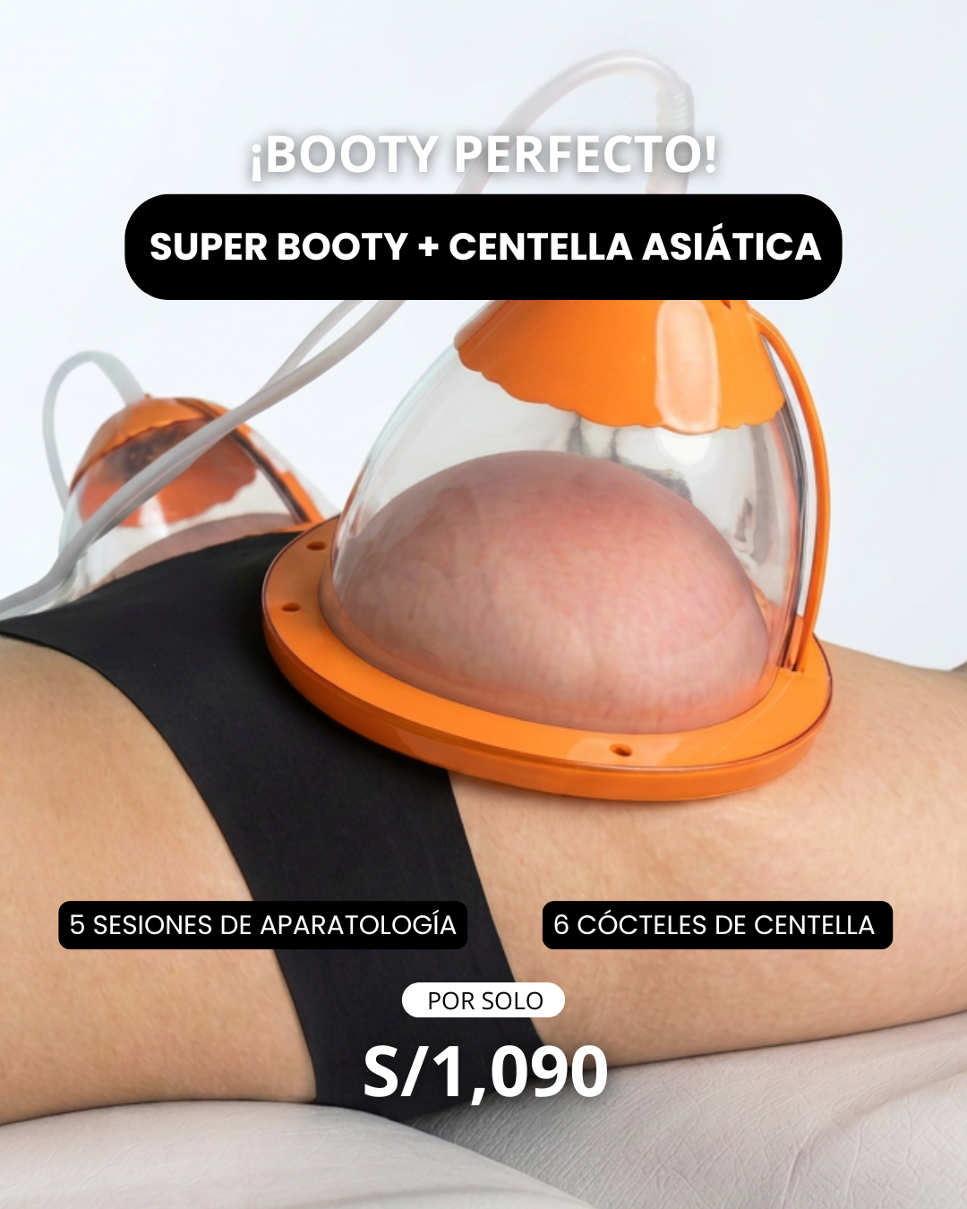 GLÚTEOS MAS FIRMES CON SUPER BOTTY + CENTELLA ASIÁTICA