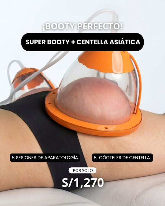 GLÚTEOS MAS FIRMES  CON SUPER BOOTY + CENTELLA ASIÁTICA